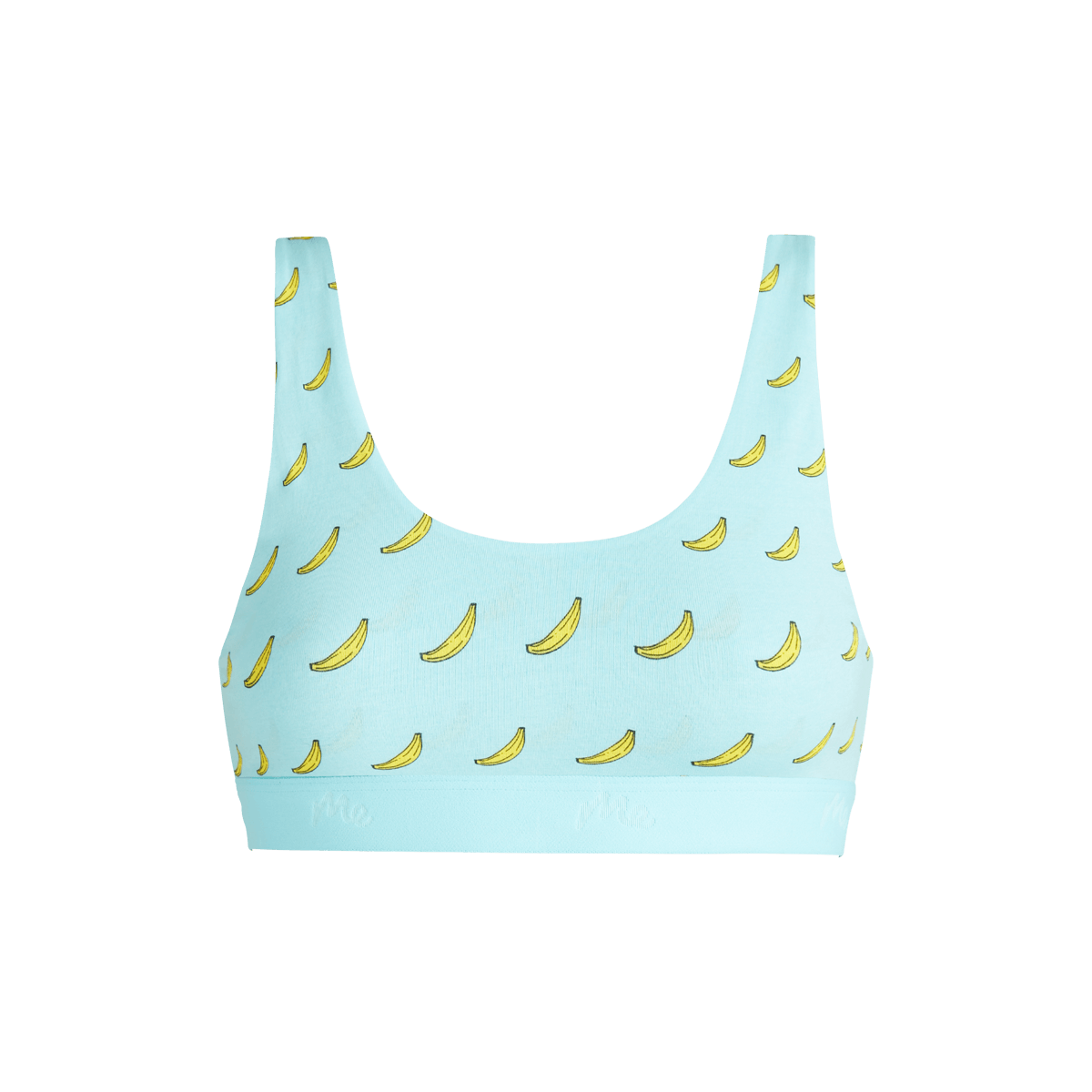 Stretch Cotton U-Neck Bralette | Go Bananas