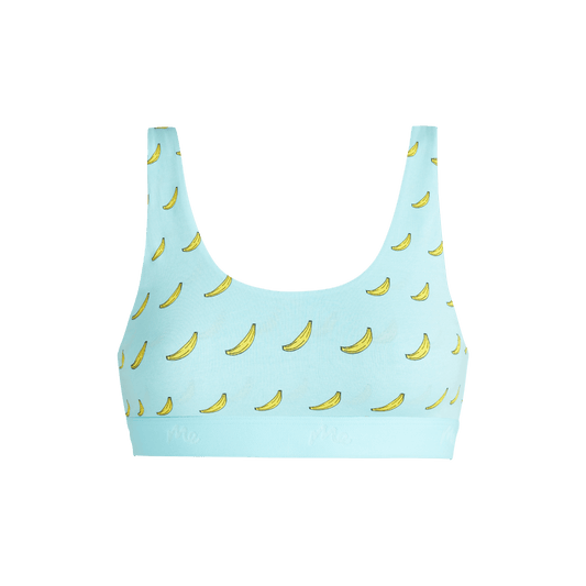 Stretch Cotton U-Neck Bralette | Go Bananas