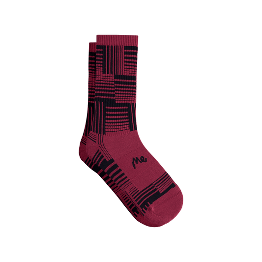 MoveMe Crew Sock | Basket Plaid