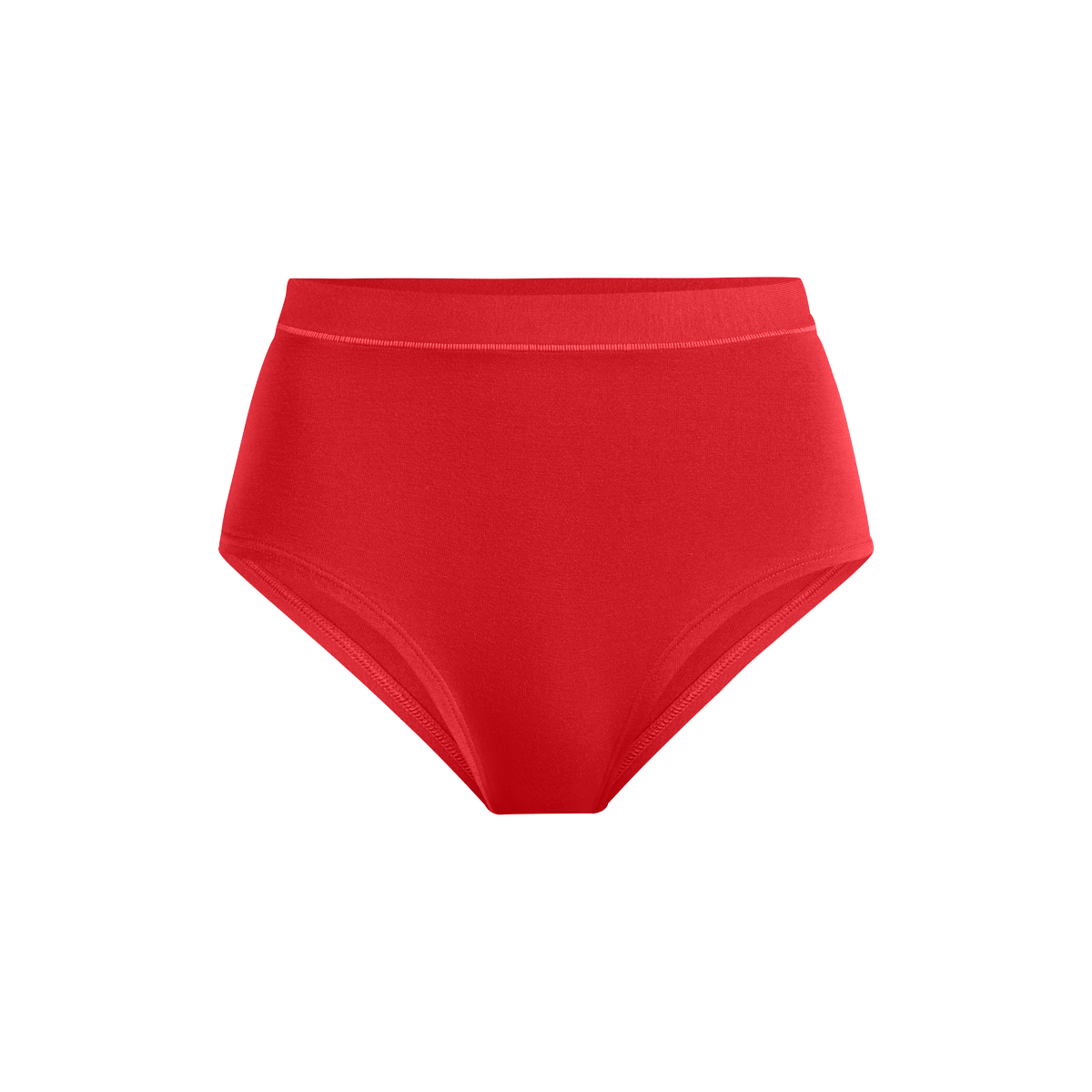 FeelFree High-Waisted Cheeky | Bougie Rouge