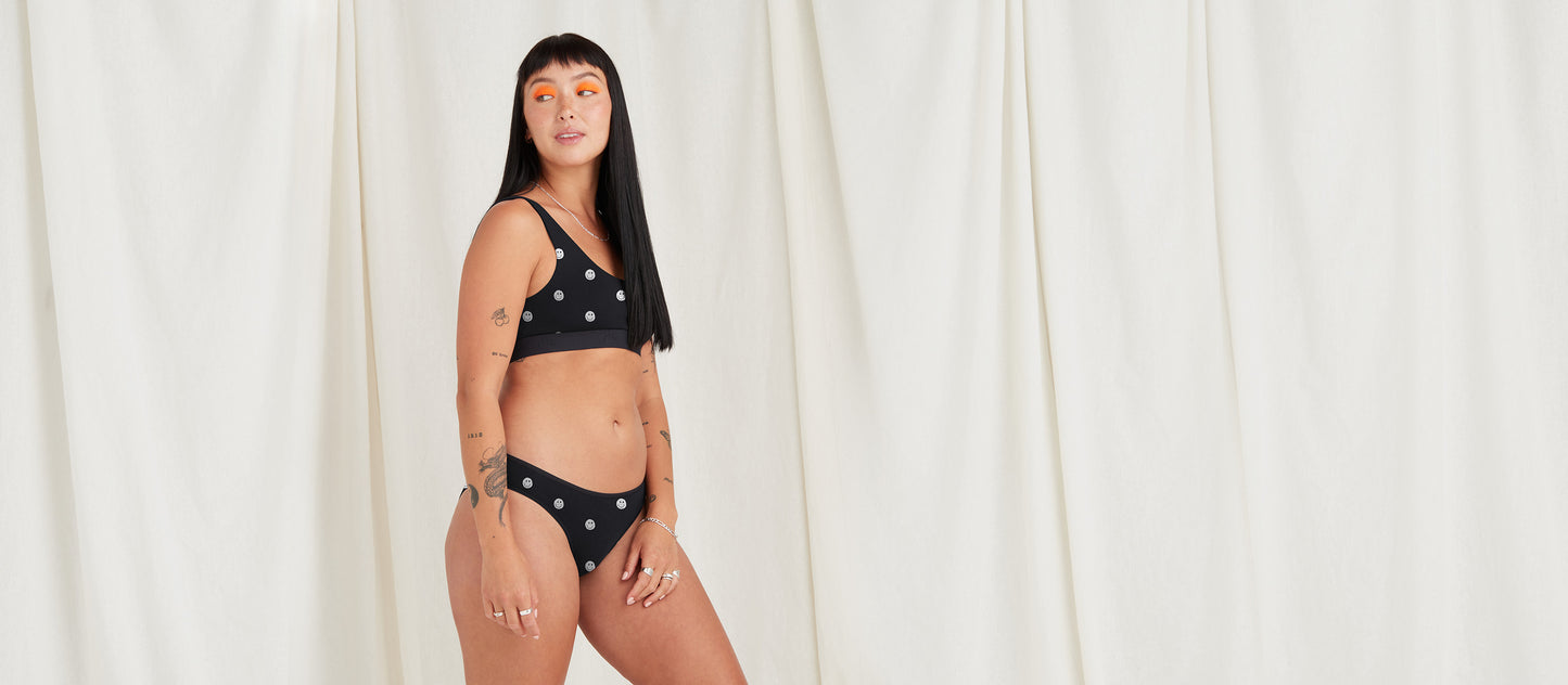 Stretch Cotton Bikini | Smileys