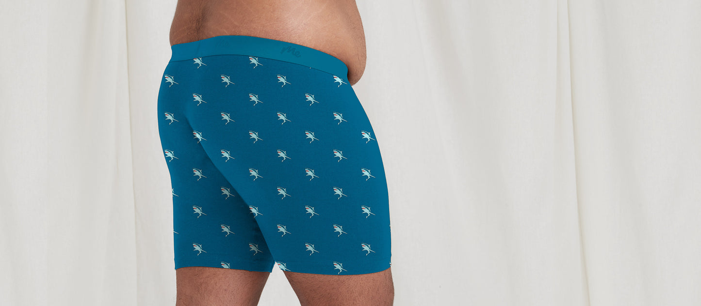 Stretch Cotton Boxer Brief w/ Fly | Shark