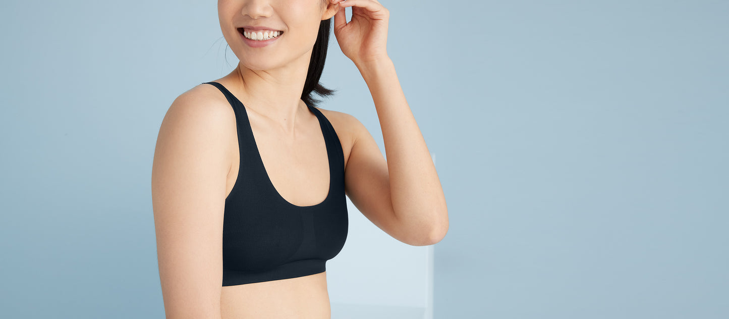 MoveMe Scoop Bralette 3-Pack | Black