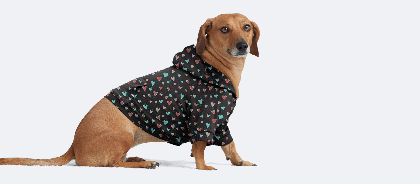 UltraModal™ Dog Hoodie | Heart Beats