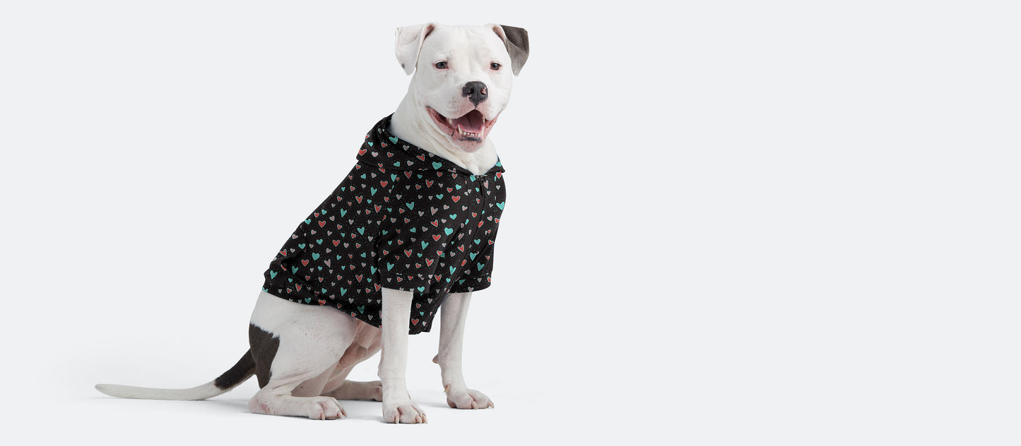 UltraModal™ Dog Hoodie | Heart Beats