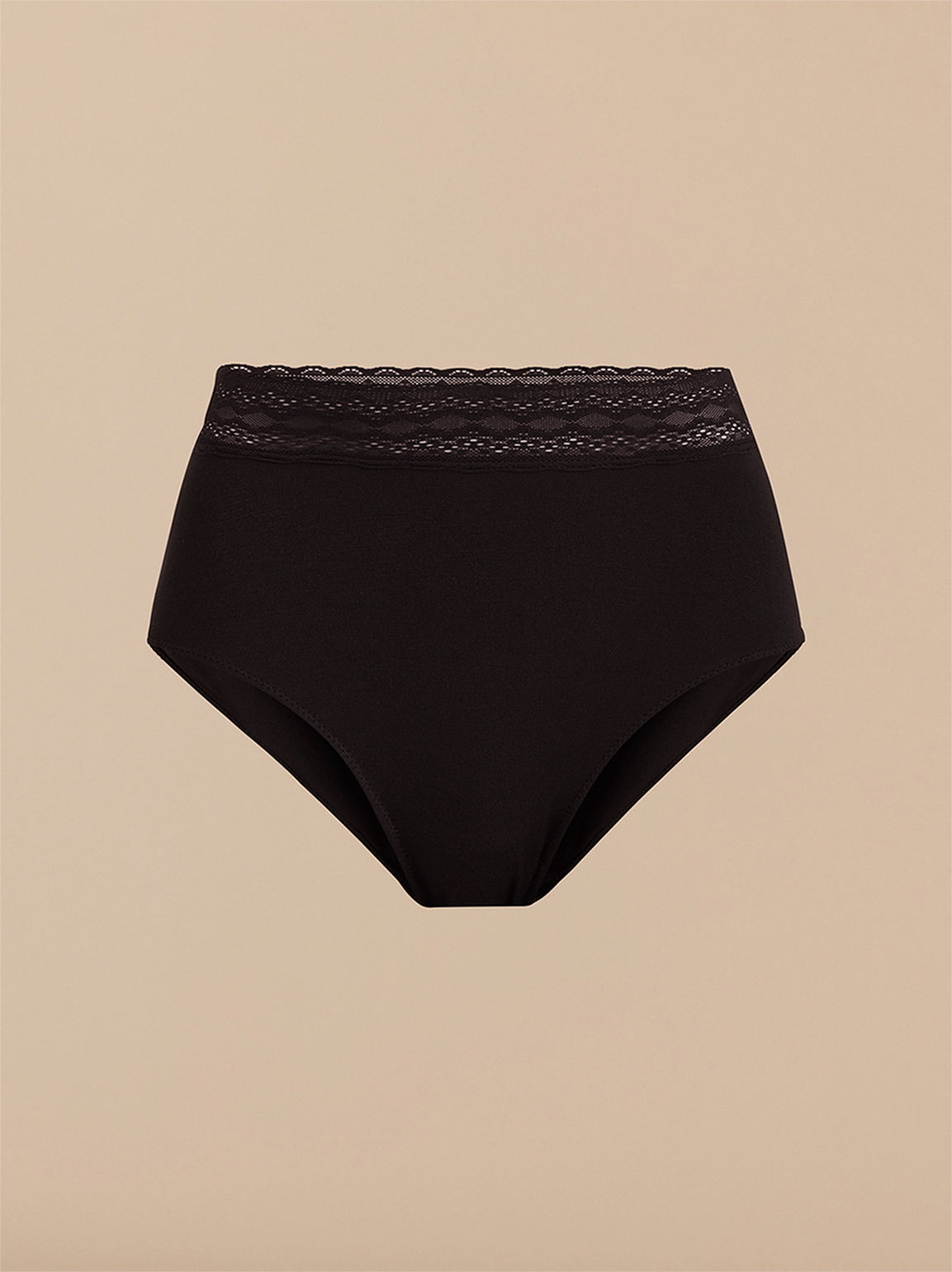 UltraModal™ Lace High-Waisted Brief | Black