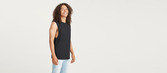 Men's Daily Sleeveless Tee | Black