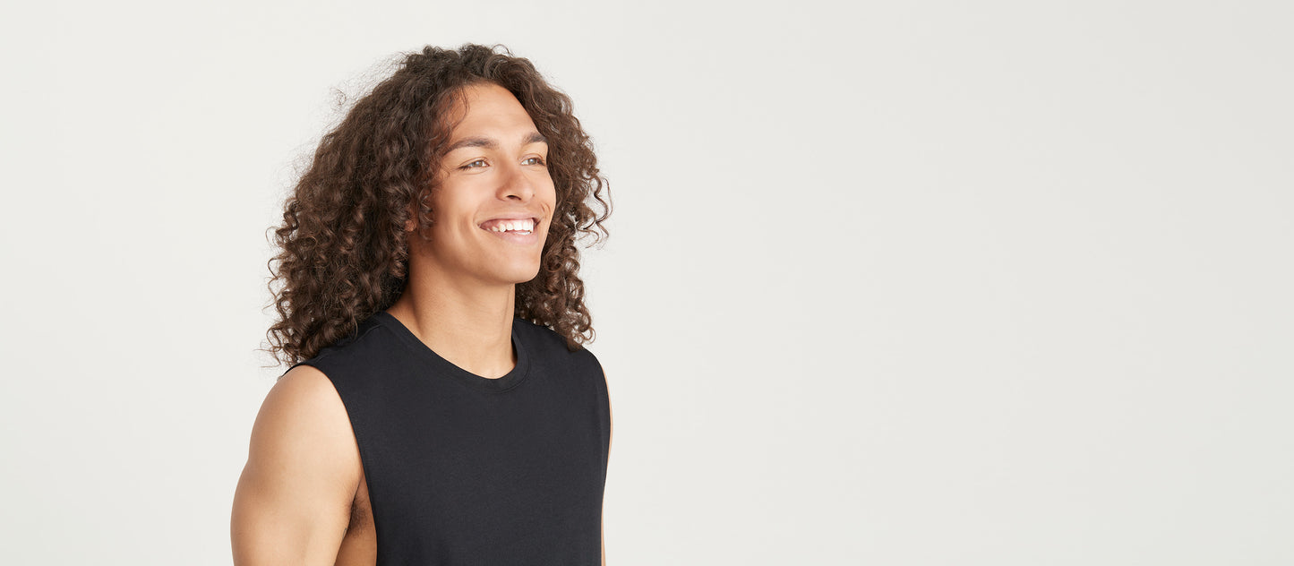Daily Sleeveless Tee 3-Pack - Men's | Black