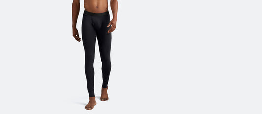 Men's Long Underwear w/ Fly | Black