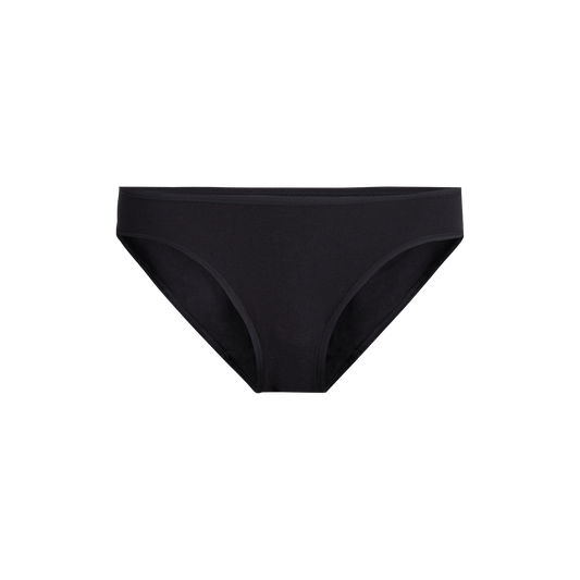 Stretch Cotton Bikini | Black