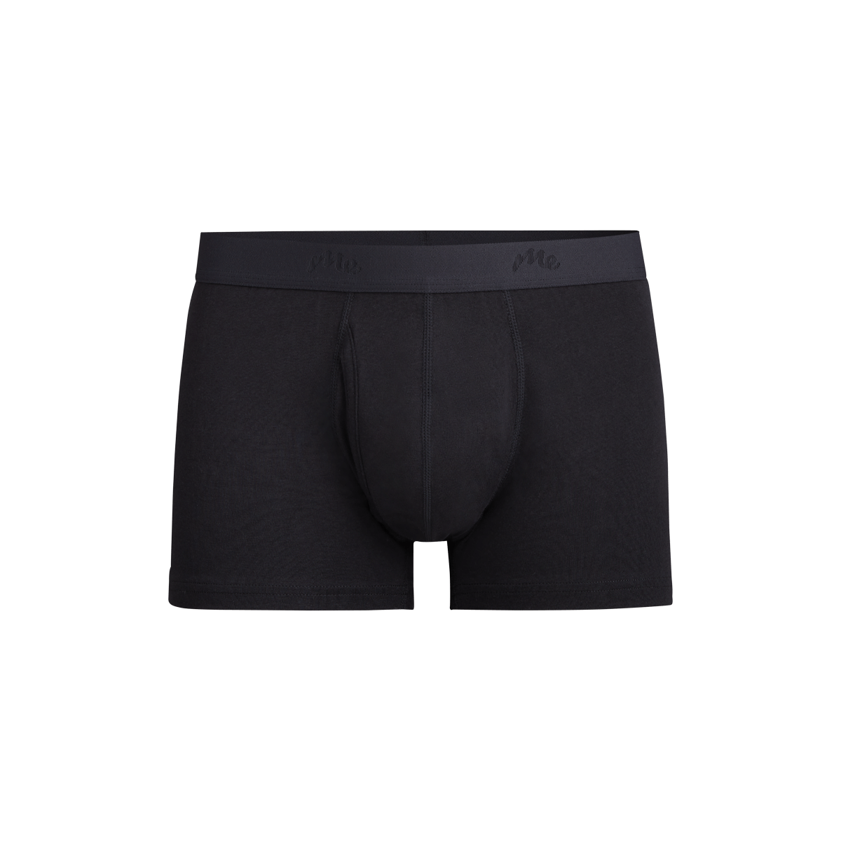 Stretch Cotton Trunk w/ Fly | Black