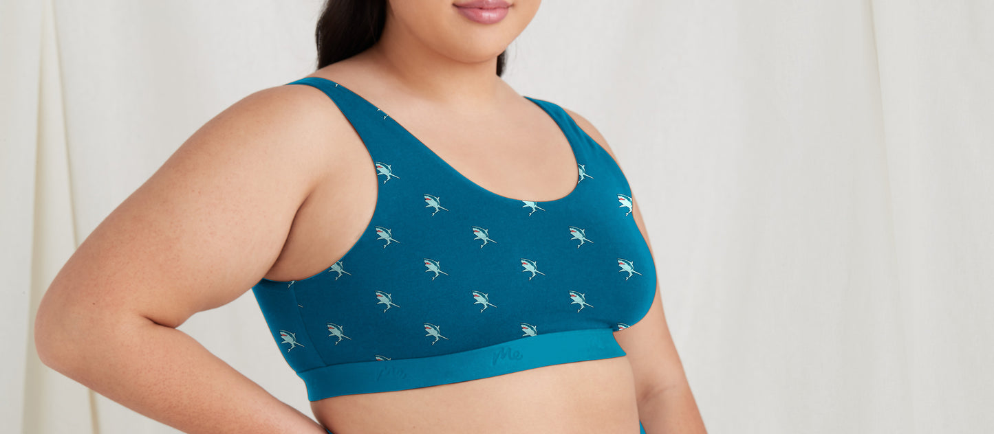 Stretch Cotton U-Neck Bralette 2-pack | Cotton Adventurous Pack