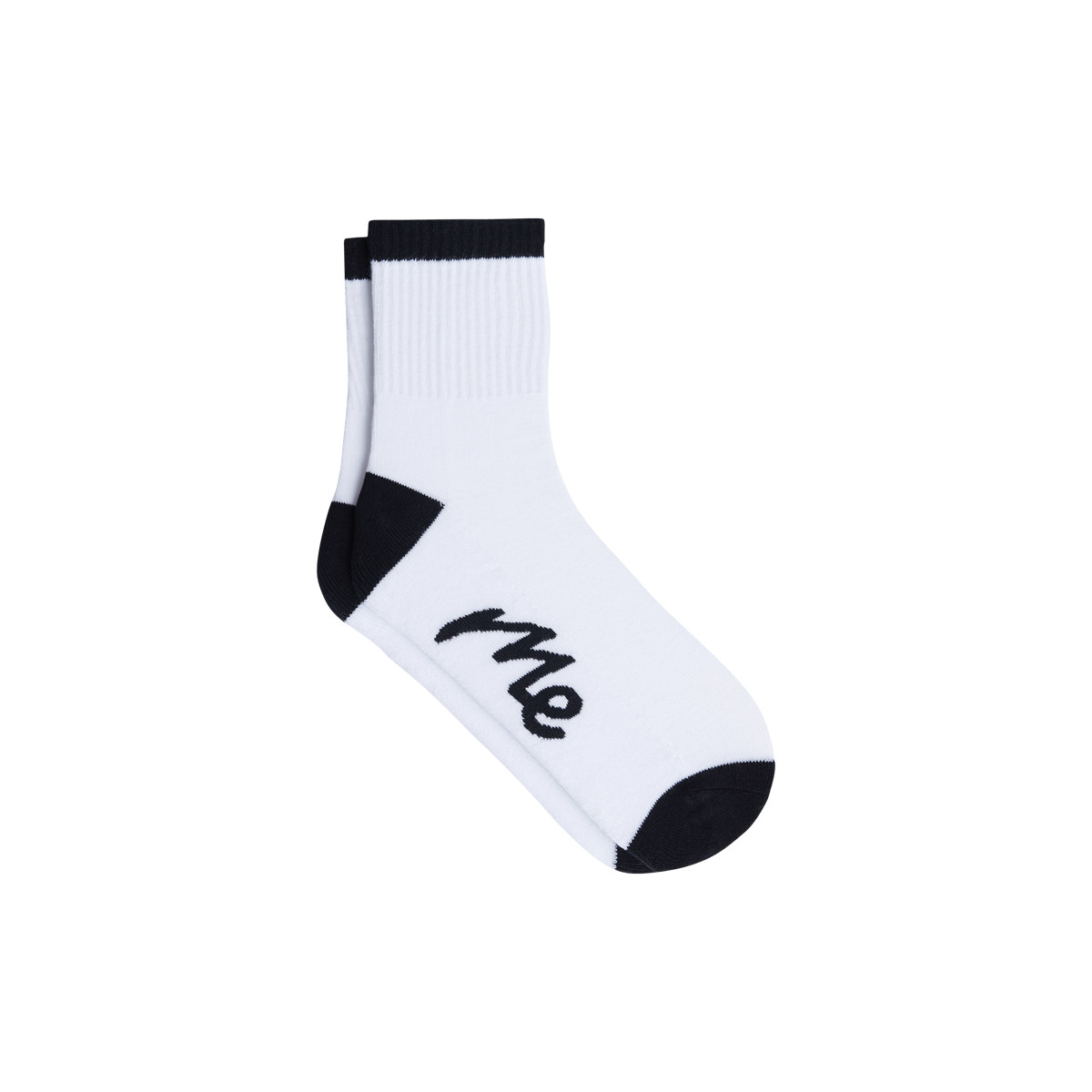 Quarter Sock | White & Black