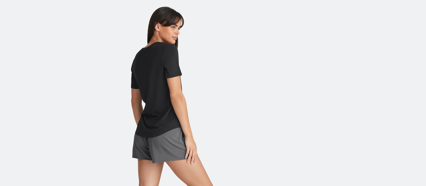 Women's Modal Crew Tee | Black