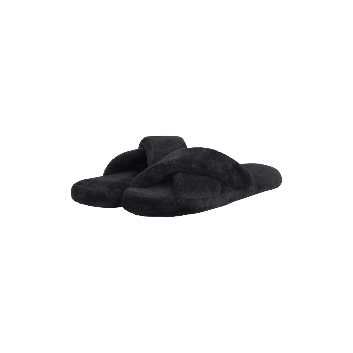 Plush Slipper | Black