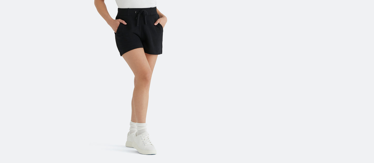 Women's French Terry Shorts | Black