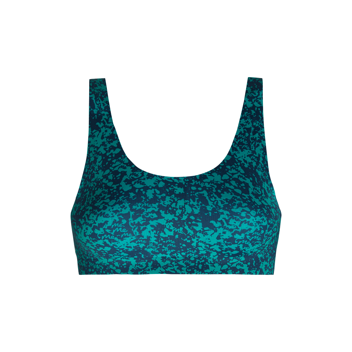 MoveMe Scoop Bralette | Blue Marble