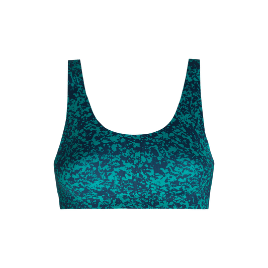 MoveMe Scoop Bralette | Blue Marble