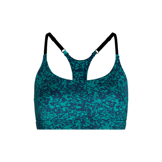 MoveMe Racerback Bralette | Blue Marble