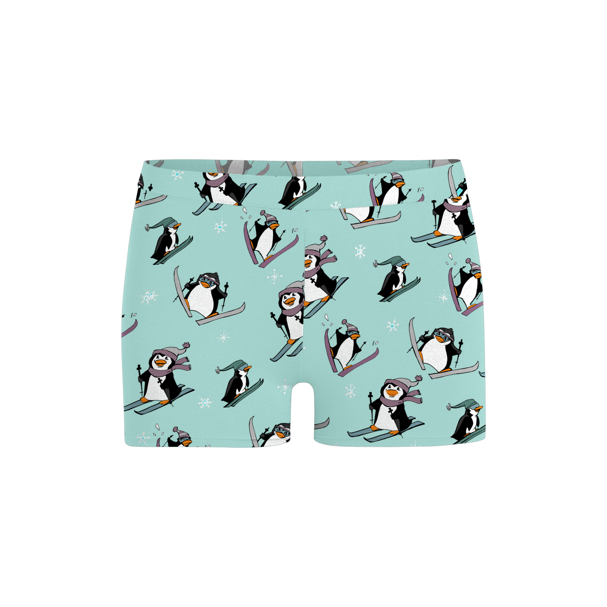 FeelFree Boyshort | Penguins on Skis