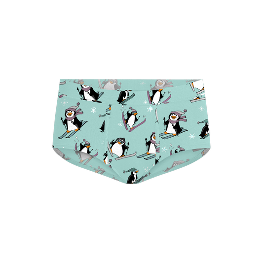 FeelFree Cheeky Brief | Penguins on Skis