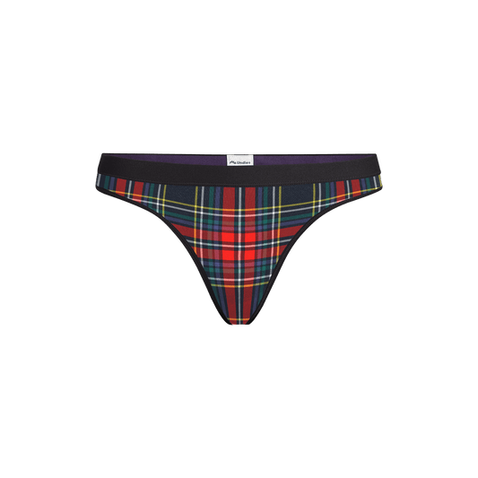 Thong | Festive Plaid