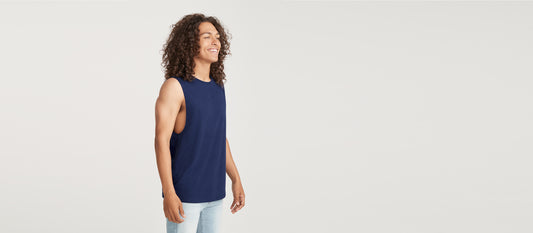 Daily Sleeveless Tee - Men's | Blue Mountain