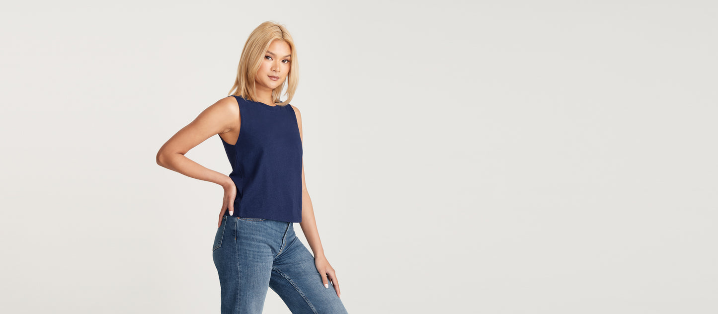 Daily Sleeveless Tee - Women's | Blue Mountain