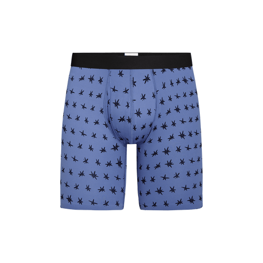 MoveMe Long Boxer Brief w/ Fly | Night Sky