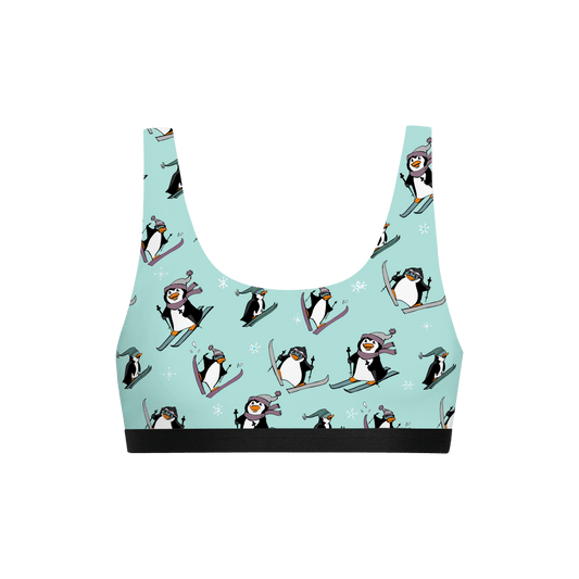 UltraModal™ Core Scoop Bralette | Penguins on Skis