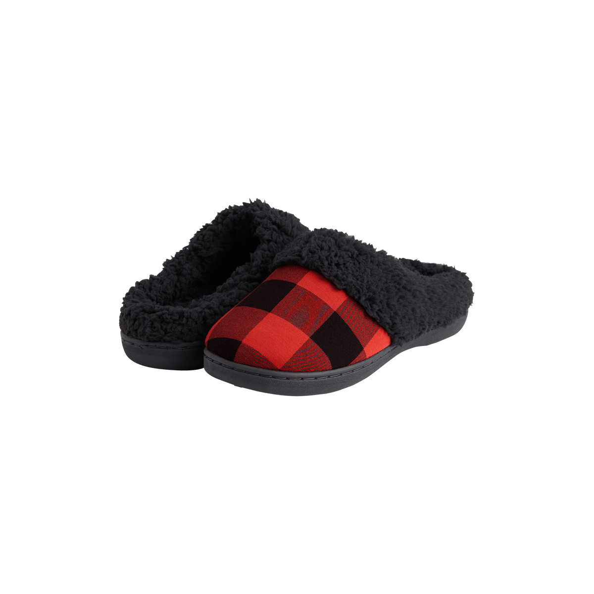 Hard Sole Slippers | Buffalo Check