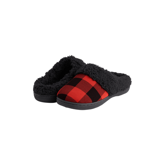 Hard Sole Slippers | Buffalo Check