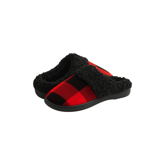 Hard Sole Slippers | Buffalo Plaid