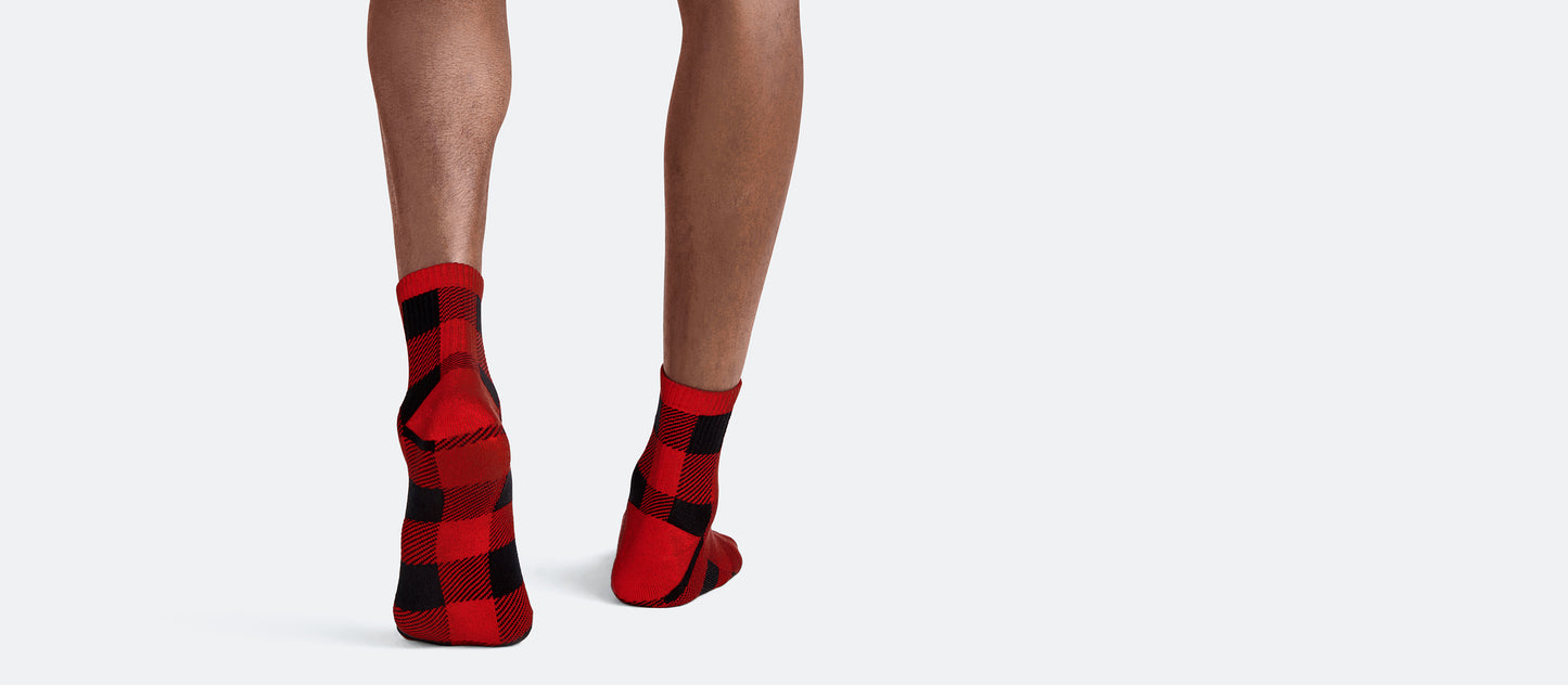 Quarter Sock | Buffalo Check