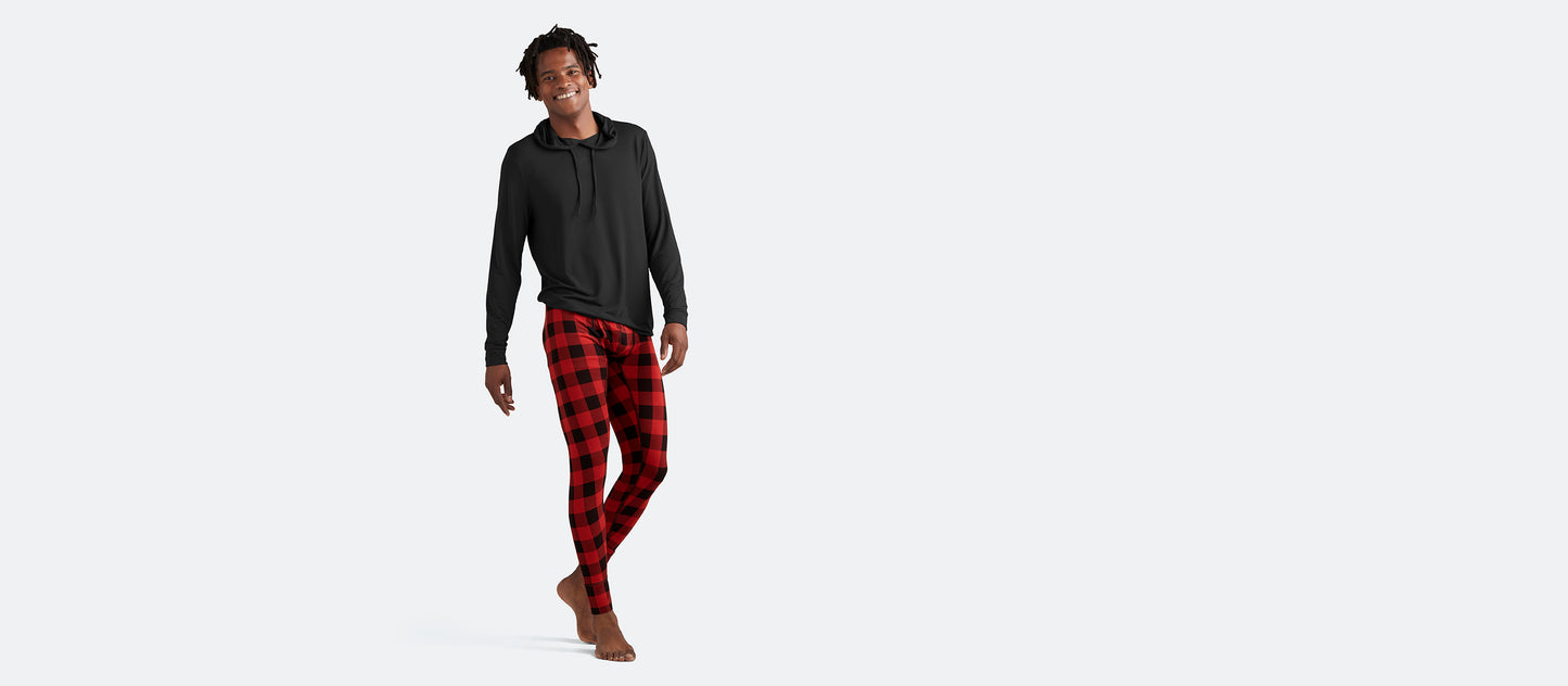 Men's Long Underwear w/ Fly | Buffalo Check