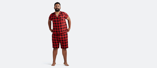 UltraModal™ Short Sleeve PJ Set - Men's | Buffalo Check
