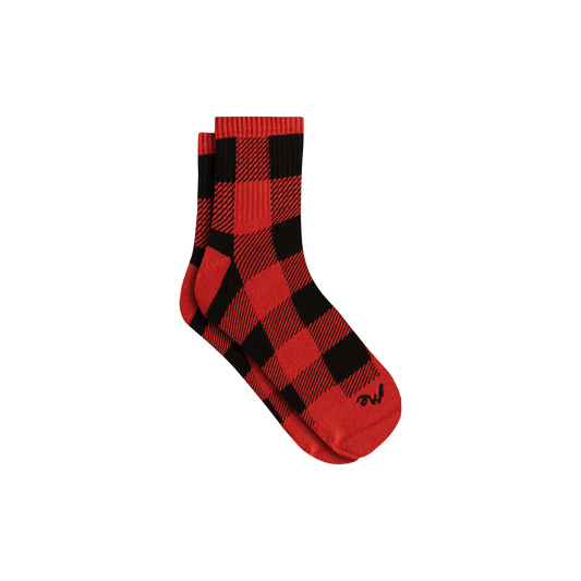 Quarter Sock | Buffalo Check