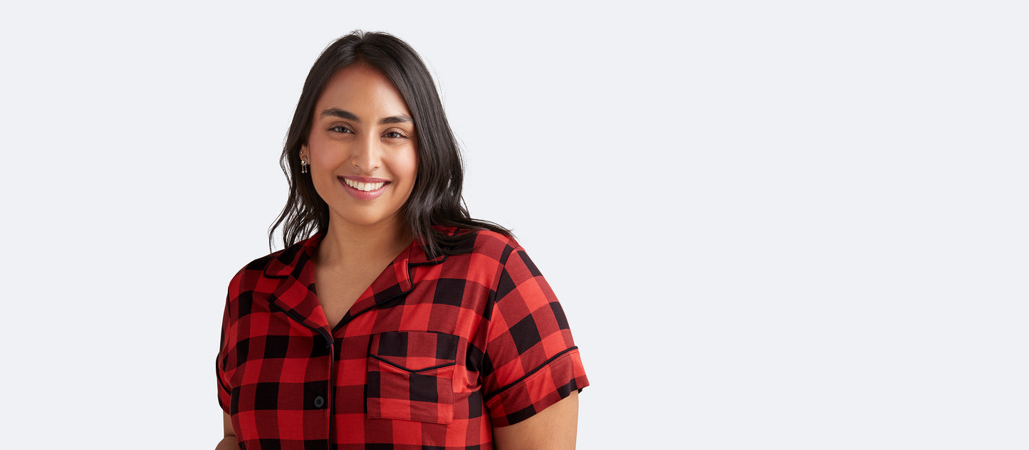 UltraModal™ Short Sleeve PJ Set - Women's | Buffalo Check