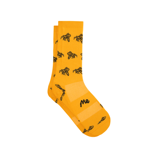 MoveMe Crew Sock | Bumblebees