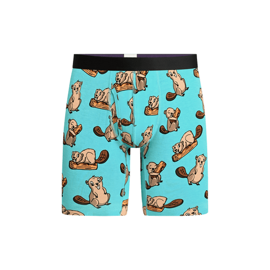 Long Boxer Brief w/ Fly | Busy Beavers