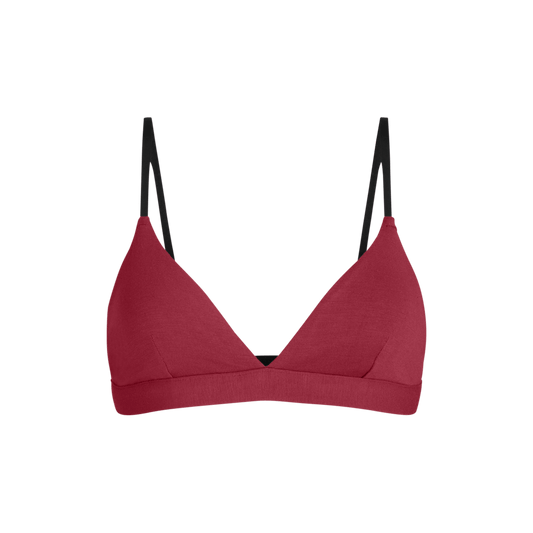 FeelFree Triangle Bralette | Cabernet