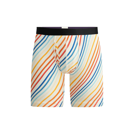 UltraModal™ Core Long Boxer Brief w/ Fly | Camp Stripe