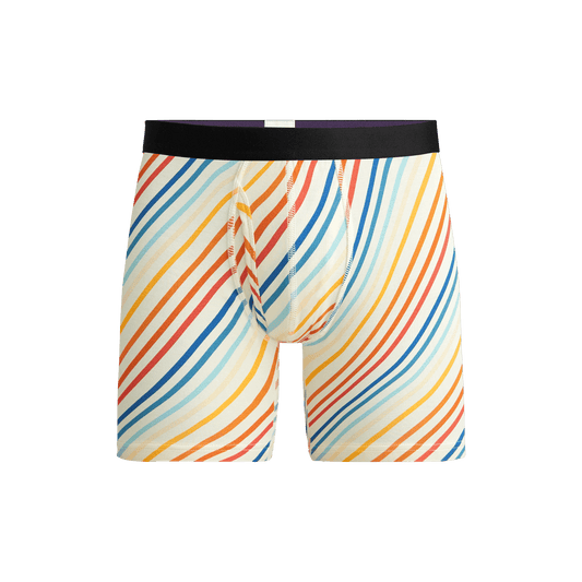 Boxer Brief w/ Fly | Camp Stripe