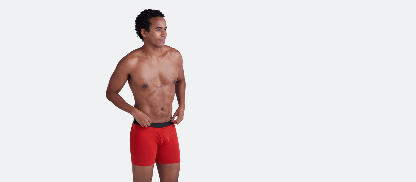 Boxer Brief w/ Fly | Candy Apple