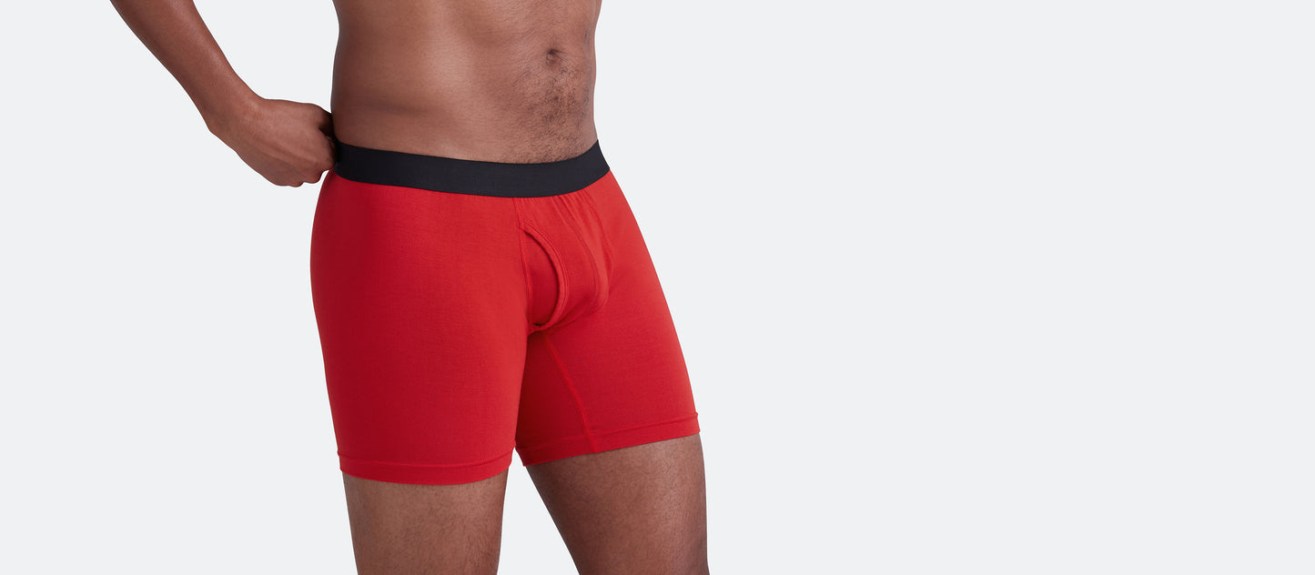 Boxer Brief w/ Fly | Candy Apple