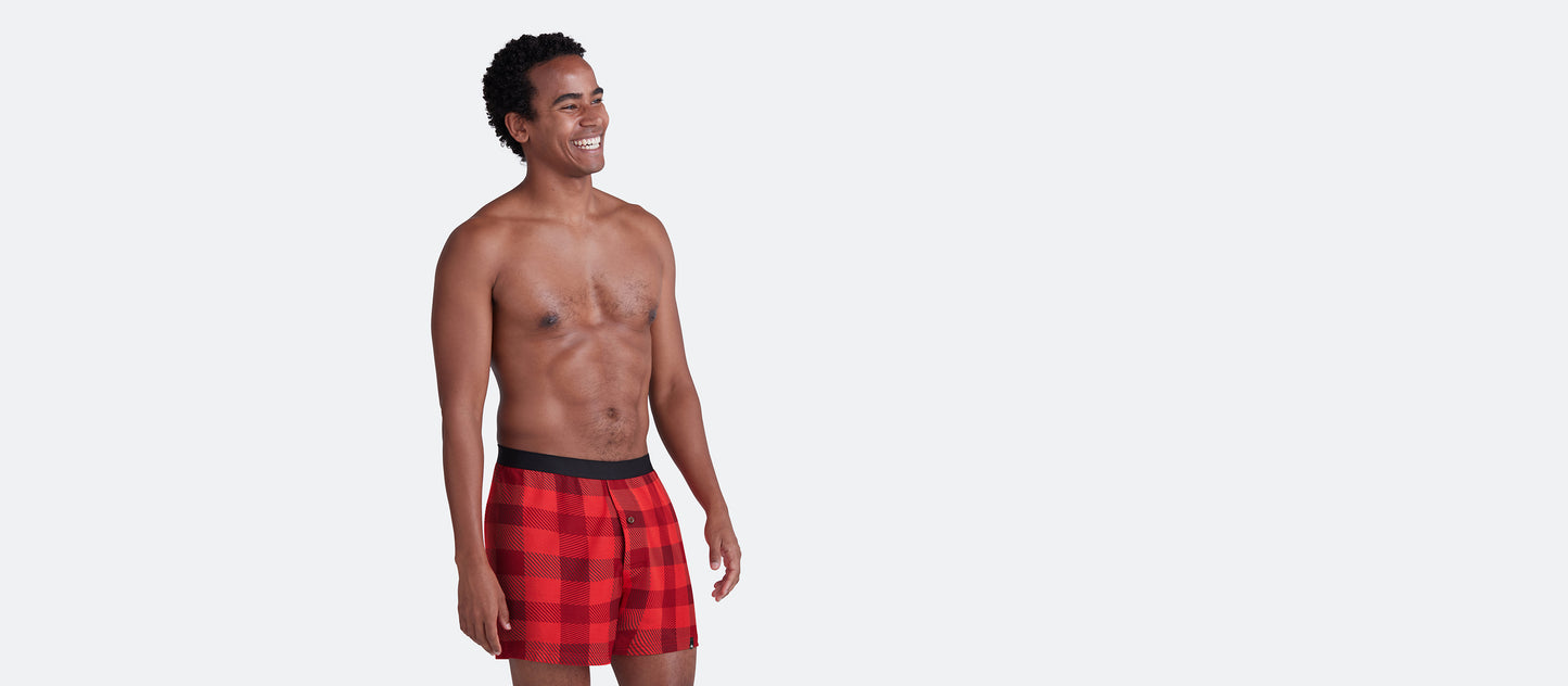 Boxer | Crimson Plaid