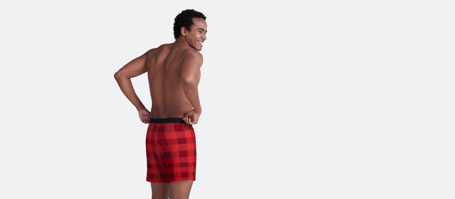 Boxer | Crimson Plaid