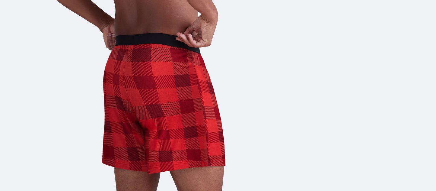 Boxer | Crimson Plaid