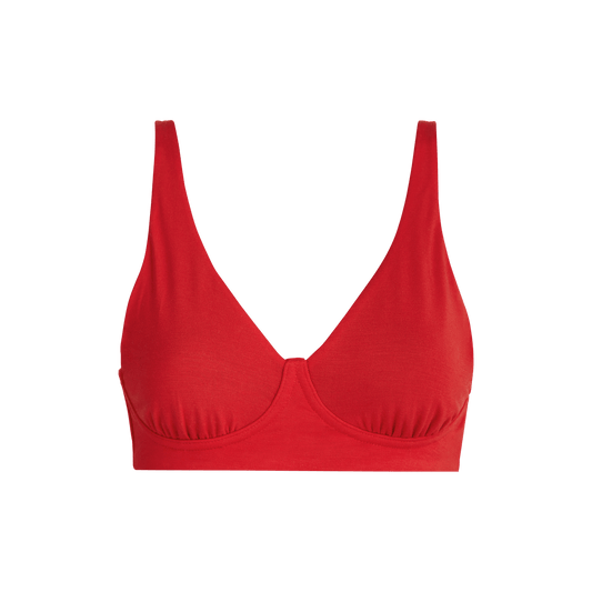 FeelFree Longline Bralette | Candy Apple