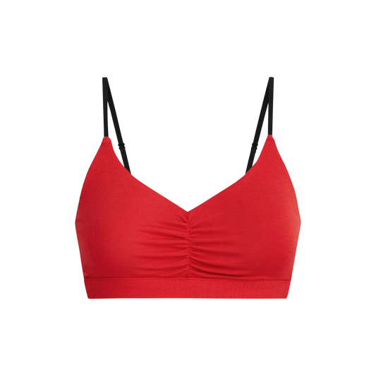 FeelFree Ruched Bralette | Candy Apple